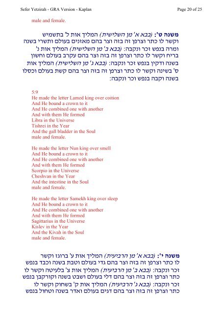 Sefer Yetzirah