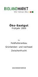 Öko-Saatgut - Bioland Markt GmbH