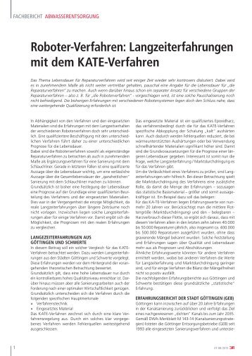 Fachbericht - KA-TE
