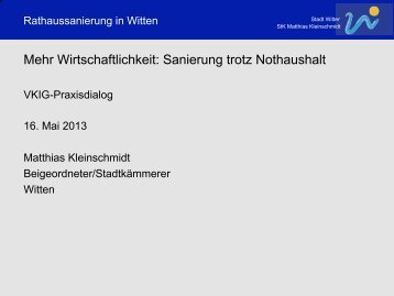 Download – Vortrag Matthias Kleinschmidt, Stadt Witten