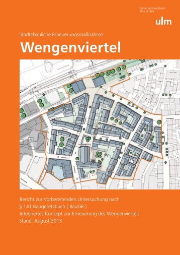 Sanierungsgebiet Wengenviertel Bericht zur Vorbereitenden ...