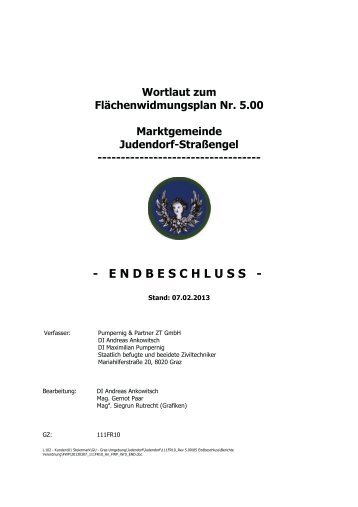 FLWP_5.00_Wortlaut - Judendorf-Straßengel