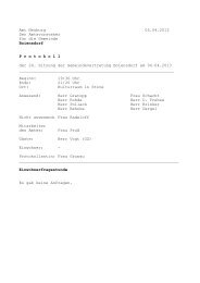 Protokoll der 24. Sitzung der Gemeindevertretung ... - Amt Neuburg