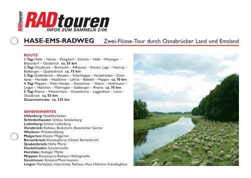 HASE-EMS-RADWEG - Radtouren Magazin
