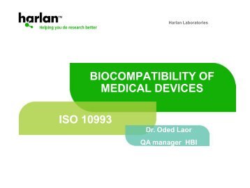 biocompatibility of medical devices iso 10993 - Hermon Labs