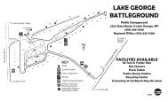 Lake George Battleground Campground Map