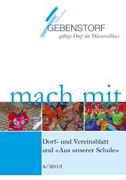 Mach Mit 4/2013 - Gemeinde Gebenstorf