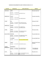 Adresses des Ã©tablissements scolaires - HÃ©rouville Saint-Clair