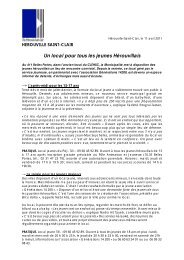 Local jeunes 411 Belles Portes - HÃ©rouville Saint-Clair