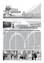 AMTSBLATT Ausstellung - Herrieden