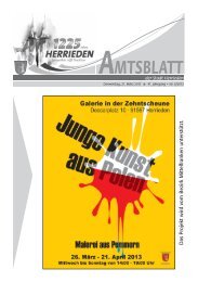 AMTSBLATT - Herrieden