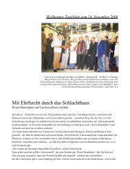 Mit Ehrfurcht durch das Schlachthaus - Herrmannsdorfer ...