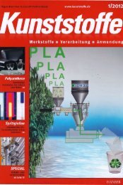 Kunststoffe Ausgabe 1/2012 - Herrmann Ultraschalltechnik