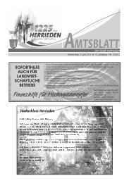 AMTSBLATT - Herrieden