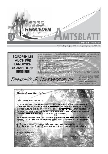 AMTSBLATT - Herrieden