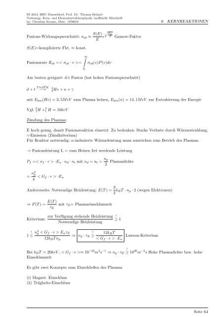 Kernphysik