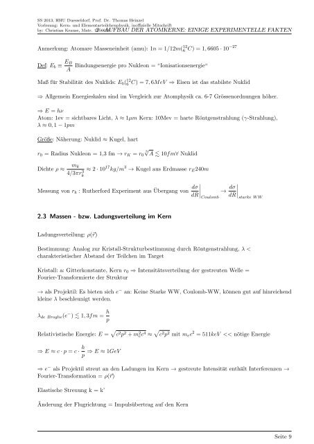 Kernphysik