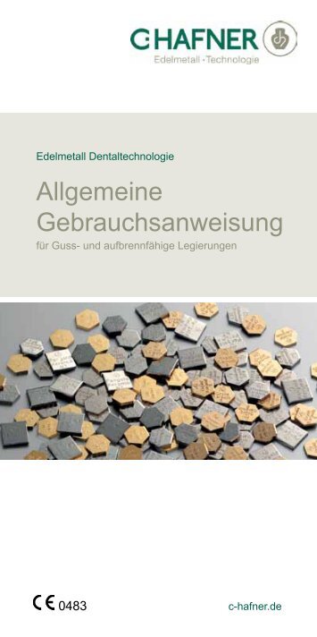 Allgemeine Gebrauchsanweisung Guss - C. HAFNER GmbH + Co. KG