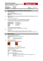 Download Sicherheitsdatenblatt als PDF - Dracholin GmbH