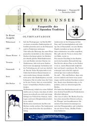 Hertha Unser Nr. 68 - 2008 November - Hertha Inside