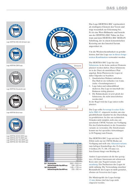 corporate design - Hertha Inside