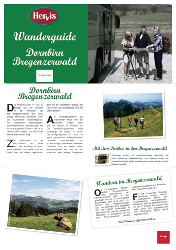 Zum aktuellen Wanderguide - Hervis