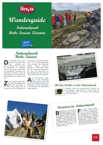 Zum aktuellen Wanderguide - Hervis