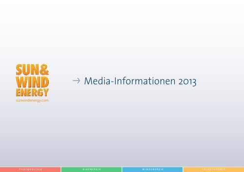 Mediadaten SUN WIND ENERGY 2013.pdf - BVA Bielefelder Verlag