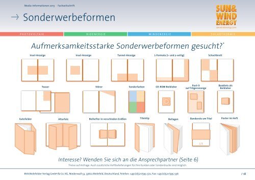 Mediadaten SUN WIND ENERGY 2013.pdf - BVA Bielefelder Verlag