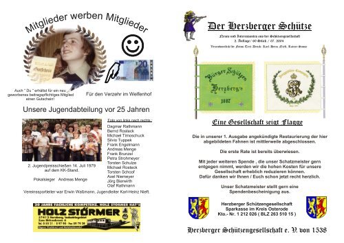 Ausgabe 02 2004 - Herzberger SchÃ¼tzen Gesellschaft e. V. v. 1538