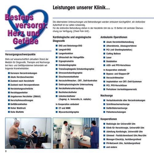 Information fÃ¼r zuweisende Ãrzte - Herzklinik Ulm