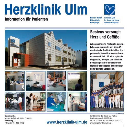 Ihre Herzklinik Ulm