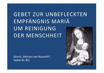 Liebe Mutter Maria - Herzmariens.de