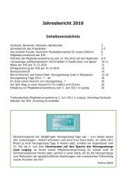 Jahresbericht 2010 - Heinrich von Herzogenberg, Komponist