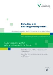 Schaden- und Leistungsmanagement - BWV