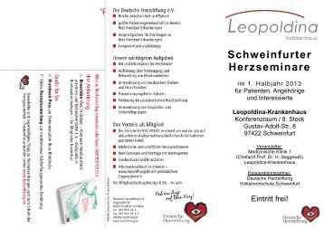 Leopoldina-Krankenhaus - Deutsche Herzstiftung eV