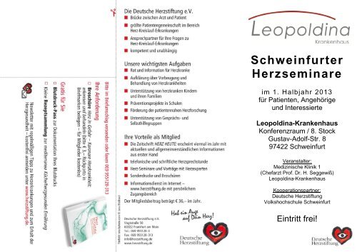 Leopoldina-Krankenhaus - Deutsche Herzstiftung eV