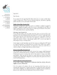 Transportation Letter 2011-2012 - The Heschel School