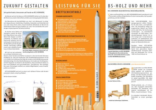 IhrE AnsprEchpArTnEr /-InnEn FÃr sIE AUF LAGEr - Holzbau und ...