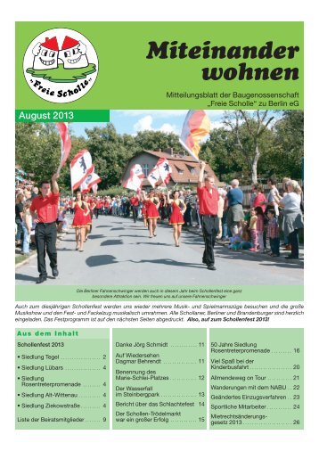 Aktuelles Mitteilungsblatt herunterladen - Freie Scholle