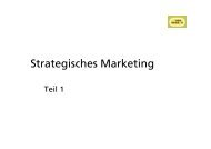 Strategisches Marketing