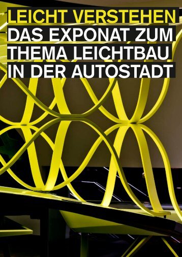 PLEXGROUP | Das Exponat zum Thema Leichtbau in der Autostadt