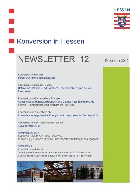 Newsletter_12_2012 - HA Hessen Agentur GmbH