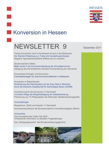 Newsletter 9_2011 - HA Hessen Agentur GmbH