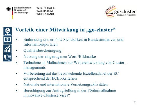 "go cluster" und das nationale Clusterportal ... - Hessen-Cluster