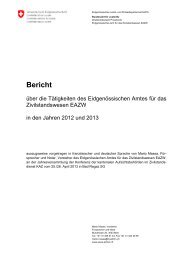 Bericht - EJPD - admin.ch