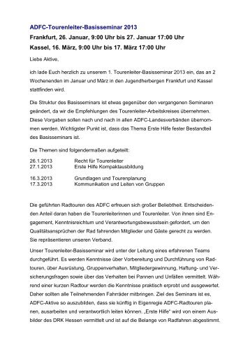 Diese Einladung zum Ausdrucken und Weitergeben - ADFC Hessen
