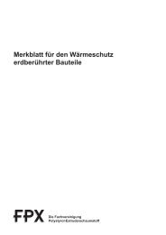 FPX-Merkblatt Perimeterdämmung: Pdf-Download - ENEV-Online.de