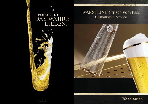 WARSTEINER frisch vom Fass - Warsteiner Gruppe