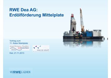 RWE Dea AG: Erdölförderung Mittelplate